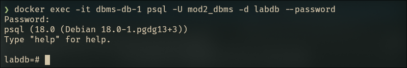 New password